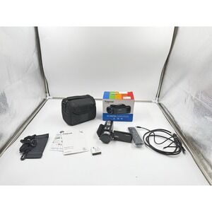 Polaroid 4K 18X Zoom Touch Screen Wi-Fi Camcorder - Black